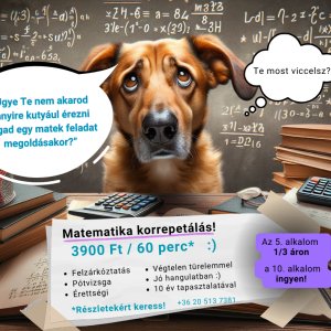 Matematika oktatás korrepetálás kedvező áron