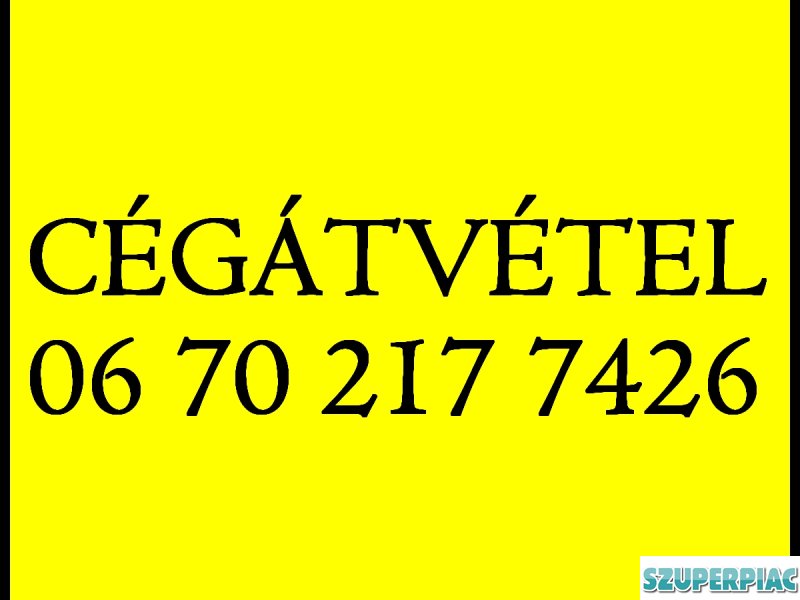 Cégátvétel tartozással Tel 06 70 217 7426