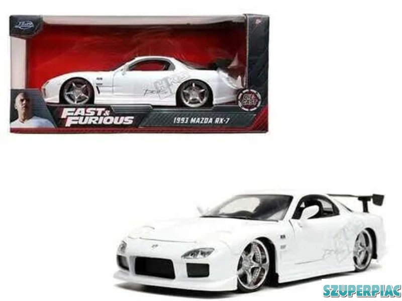 Mazda RX7 Coupe 1993 Halálos iramban játékautó modellautó