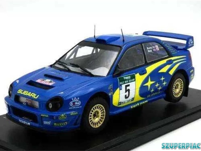 Subaru Impreza S7 WRC Burns Reid Rally ÚjZéland 2001 modellautó