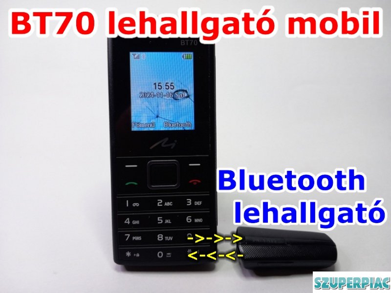 LEHALLGATÓ MOBILTELEFONNAL ÉS BLUETOOTHAL IS