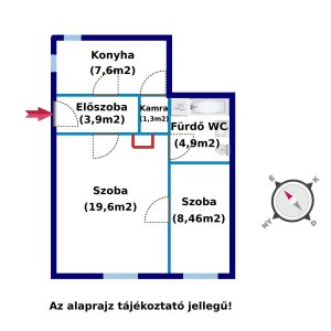 Sopron Frankenburg úton az Egyetemhez közeli lakás eladó