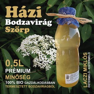 HÁZI BODZAVIRÁG SZÖRP 5dl