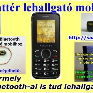 LEHALLGATÓ MOBILTELEFONNAL ÉS BLUETOOTHAL IS