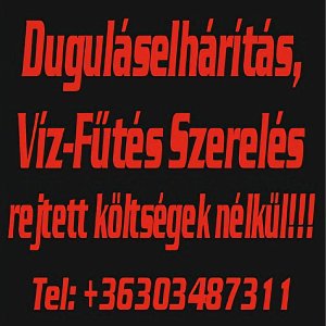 Duguláselhárítás VízFűtés Szerelés