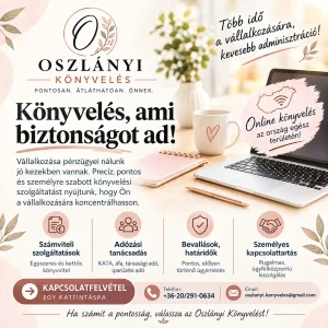 Könyvelés bérszámfejtés adóbevallás országszerte online