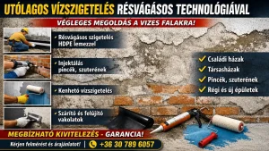 Utólagos vízszigetelés