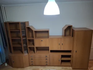 Retro fa nappali szekrénysor